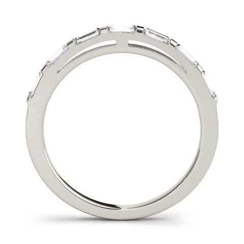 White gold Channel Set Baguette Diamond Eternity Band