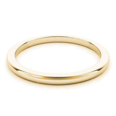 Yellow gold Classic Plain Metal Band