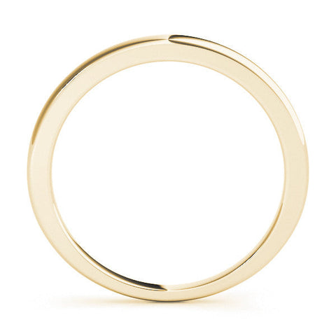 Yellow gold Classic Plain Metal Band