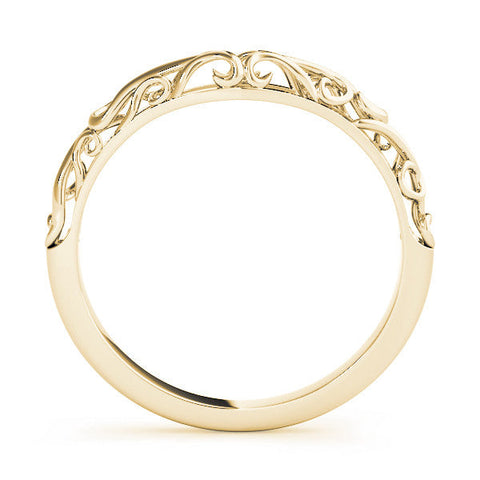 Yellow gold Twisted Vine Filigree Band