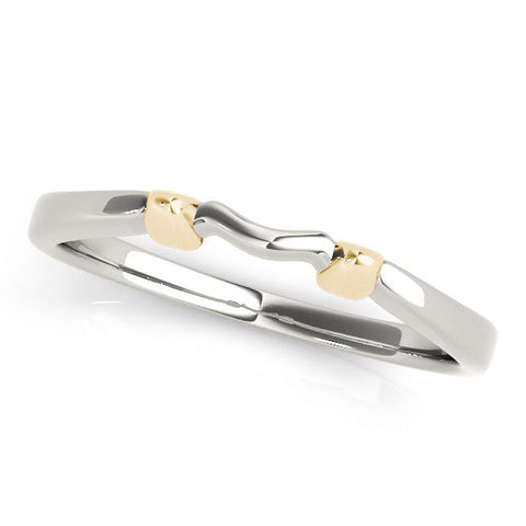 Yellow gold Bamboo-Inspired Plain Metal Band