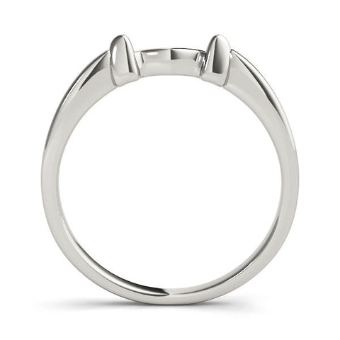 White gold Bamboo-Inspired Plain Metal Band