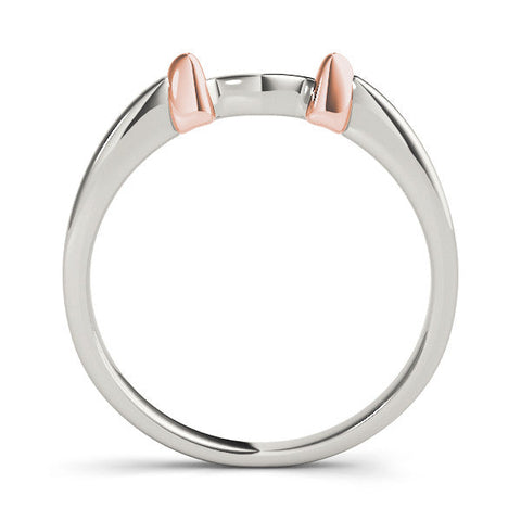Rose gold Bamboo-Inspired Plain Metal Band