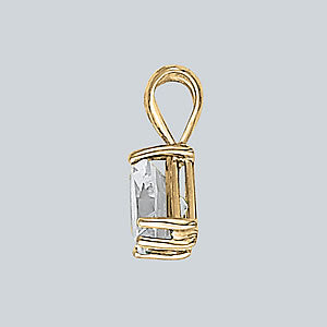 Silver Gold Wire Wrapped Calf Crystal Pendant