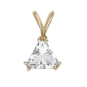 Silver Gold Wire Wrapped Calf Crystal Pendant