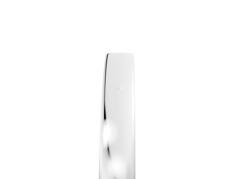 White gold Pavé Round Diamond Channel-Set Platinum Band