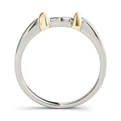 Yellow gold Bamboo-Inspired Plain Metal Band